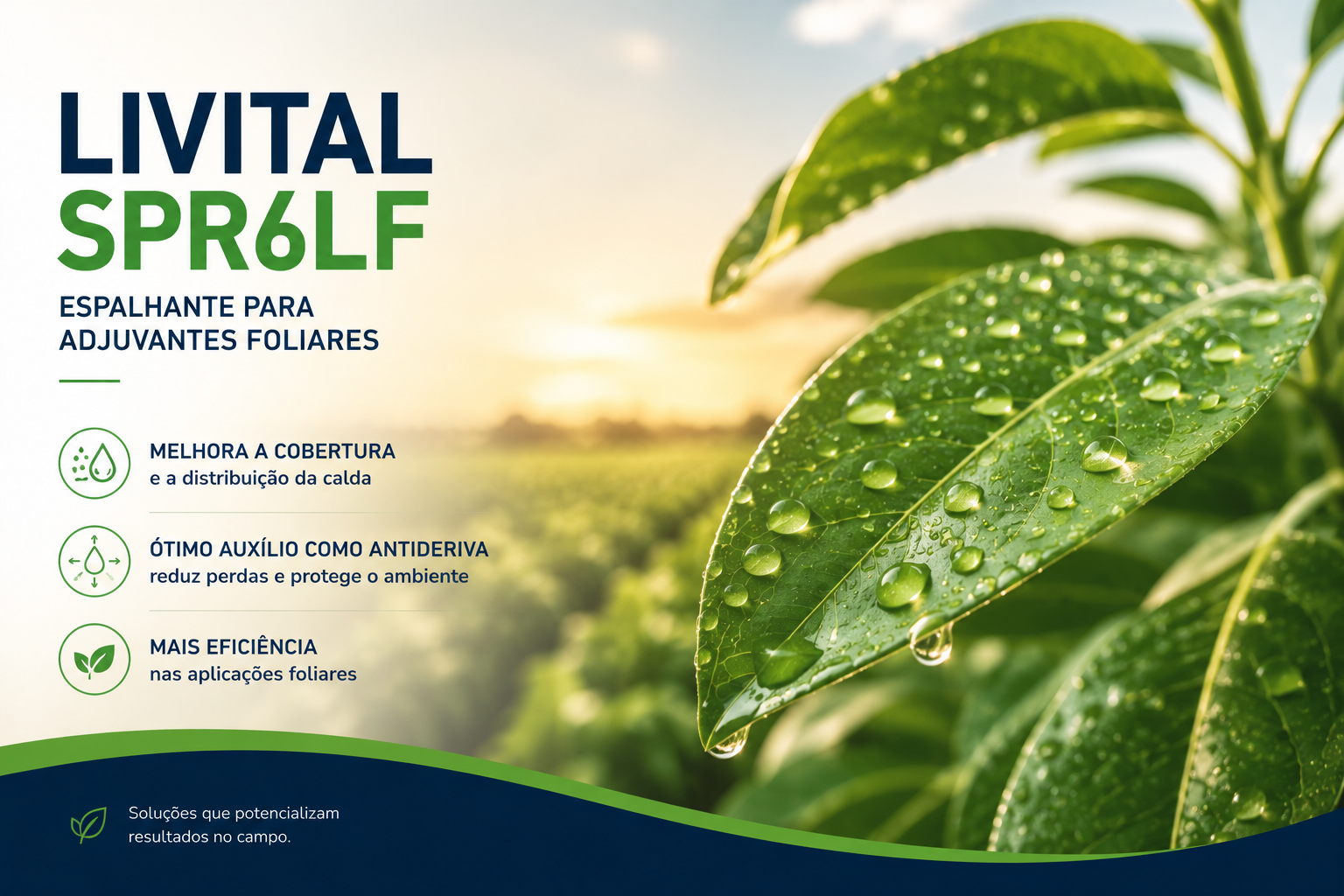 Espalhante para Adjuvantes Foliares Livital SPR6 LF